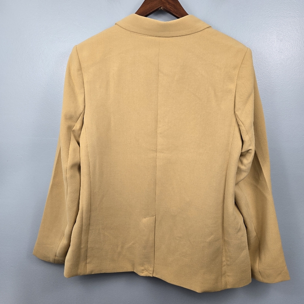A New Day Women's Double Breasted Beige Blazer/Jacket Size Large NWT - Picture 3 of 12